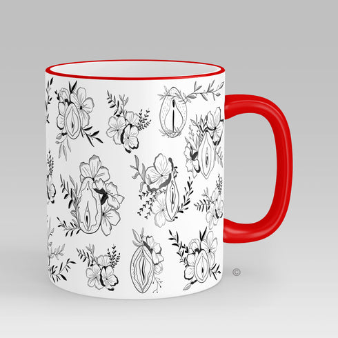 Lady Flowers Mug